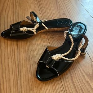 Tory Burch patent leather sandals